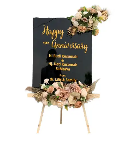 Papan Bunga Akrilik Wiroborang